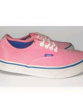 Vans Old Skool Canvas Unisex Sneakers Men 4.5 Womens 6 Pink Bubblegum White Blue